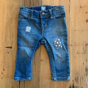 Baby girls Baby Gap jeans. Size 6-12 months